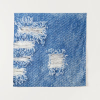 Buraco, jeans de denim, textura rasgada
