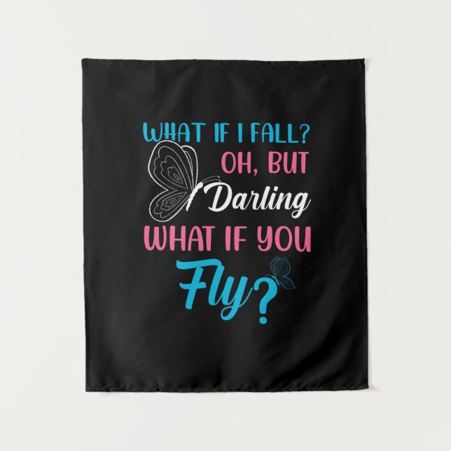 Tapete De Parede Butterfly Gift | What If You Fly (Frente)