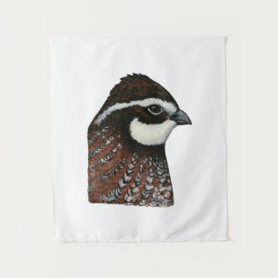 Tapete De Parede Cabeça de Codorna Bobwhite