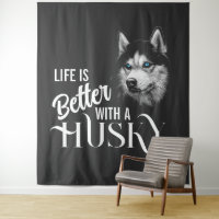 Cabeça De Retrato Irmão Husky Com Olhos Azuis