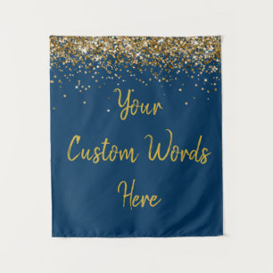 Tapete De Parede Cabine de Foto de Aniversário Personalizada Azul N