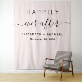 Tapete De Parede Cabine de Foto Happily Ever After Rosa