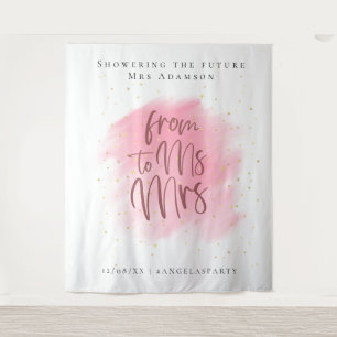 Tapete De Parede Cabine de Fotos de Despedida de Solteira com Purpu