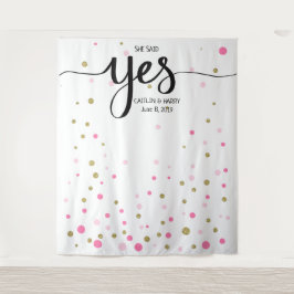 Tapete De Parede cabine de fotos de fundo de NOIVADO