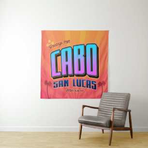 Tapete De Parede Cabo San Lucas Mexico Retro Wall Art