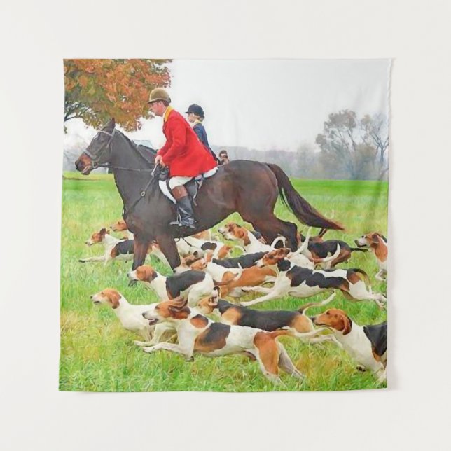 Tapete De Parede Caça com cães (Frente)