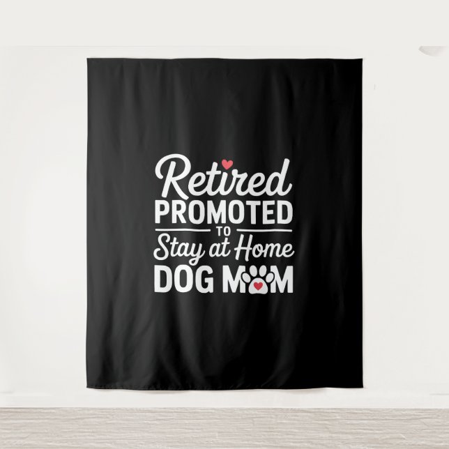 Tapete De Parede Cachorro Aposentado Mãe Aposentando Proprietário d (Frente)