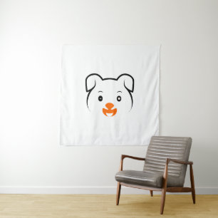 Tapete De Parede Cachorro Fofo
