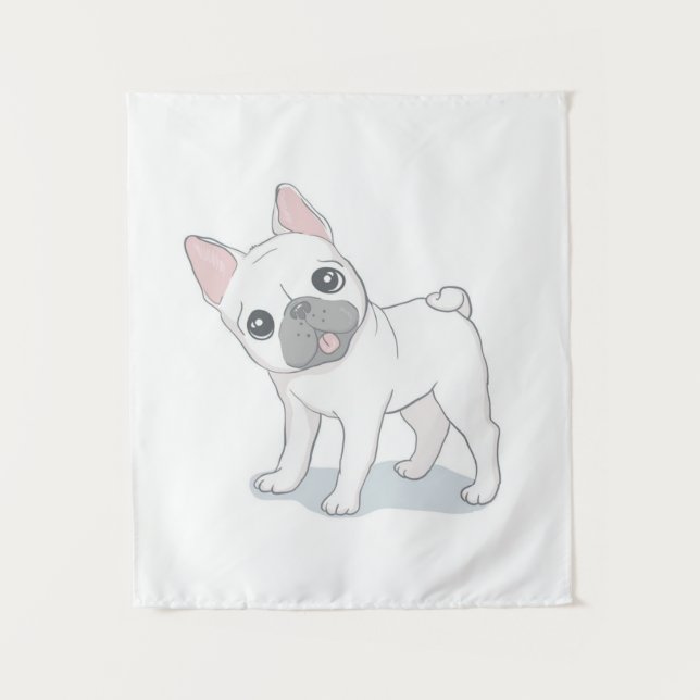Tapete De Parede Cachorro Fofo | Presente Para Amantes de Cachorros (Frente)