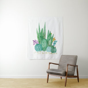 Tapete De Parede Cactus, aquarela