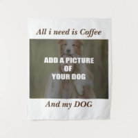 Café e meu Travesseiro decorativo de Cachorro