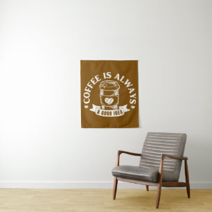 Tapete De Parede Café é sempre uma boa ideia