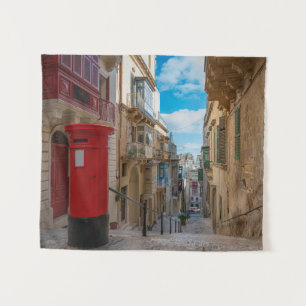 Tapete De Parede Caixa de correio de Red Vintage em Malta