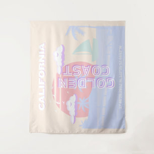 Tapete De Parede California, Beach, Viagem Art, Preppy, Pastel