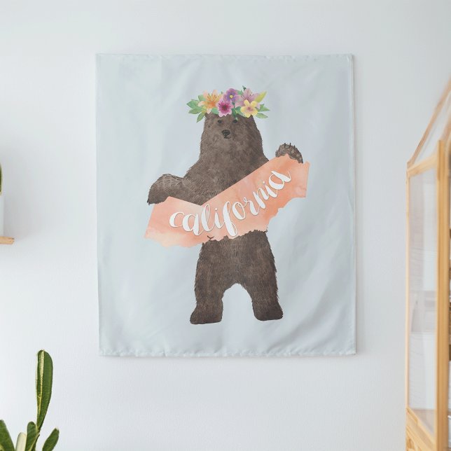 Tapete De Parede California Boho Bear (Criador carregado)
