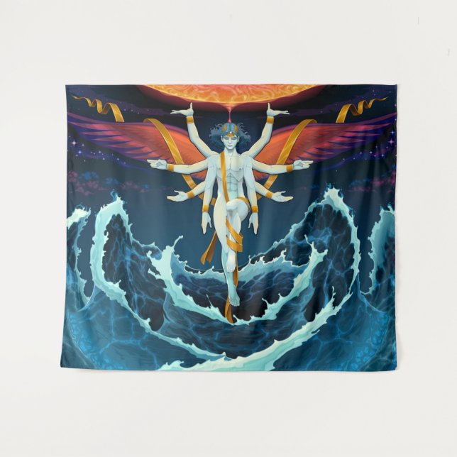 Tapete De Parede Calmaria caótica (Frente (Horizontal))