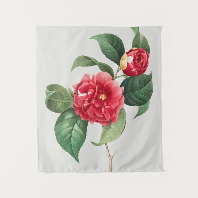 Tapete De Parede Camélia Variegada, Pierre-Joseph Redouté, 1833 (Frente)