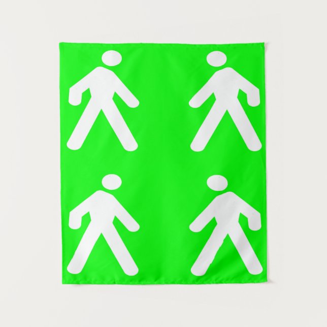 Tapete De Parede Caminhe no verde (Frente)