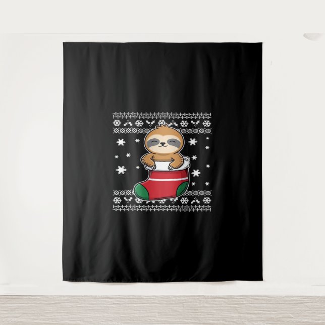 Tapete De Parede Camiseta Clássica de Natal (Frente)