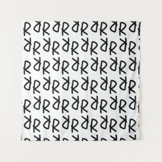 Tapete De Parede Camiseta de Arte de Linha Simétrica R, Ab Doodle M