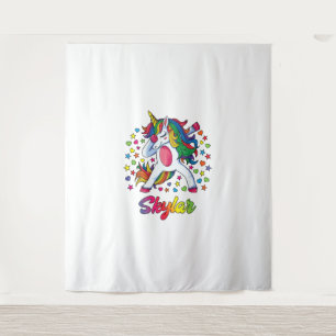 Tapete De Parede Camiseta Personalizada Skylar Nome Unicórnio Prese