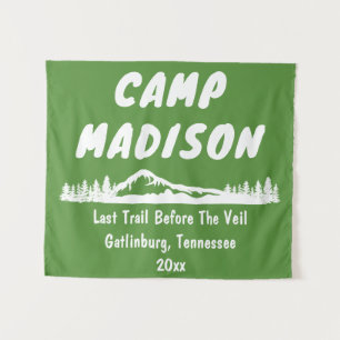 Tapete De Parede Camp Bachelorette Mountain Trip Sinal Prop