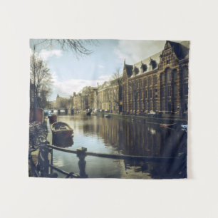 Tapete De Parede Canal de Amsterdã