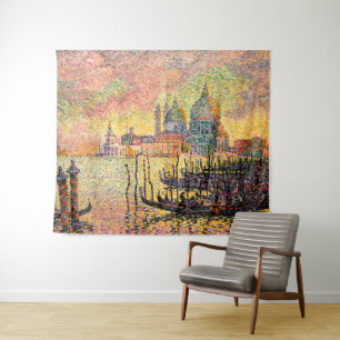Tapete De Parede Canal de Entrada, Veneza   Paul Signac  