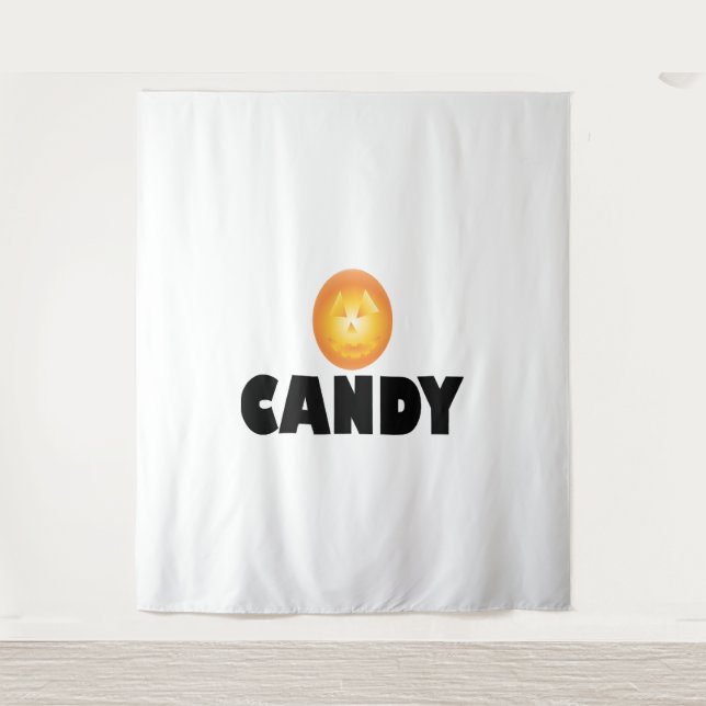 Tapete De Parede Candy Halloween (Frente)
