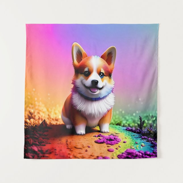 Tapete De Parede Cão-36475 Cachorro-Cachorro (Frente)