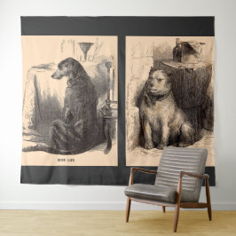 Tapete De Parede cão de alta vida, cão de baixa vida