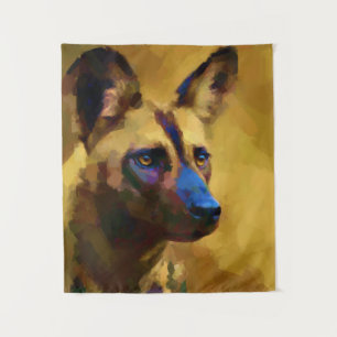 Tapete De Parede Cão selvagem africano