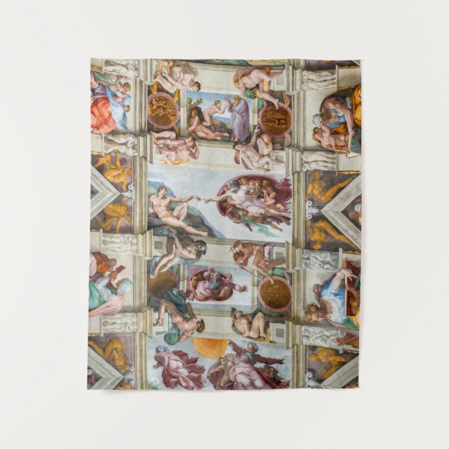 Tapete De Parede Capela Sistina Michelangelo - Vaticano, Roma, Itál (Frente)