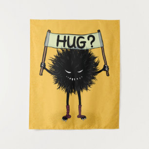 Tapete De Parede Caractere Mau de Hug Monster