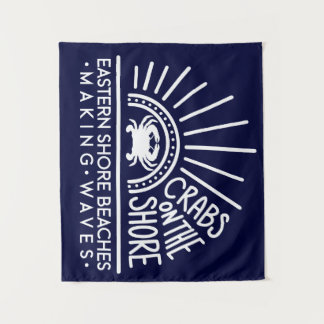 Tapete De Parede Caranguejos na Toalha de Tapete de Fundo