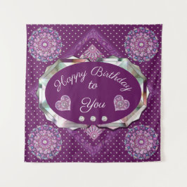 Tapete De Parede Cardinal Red Rosace