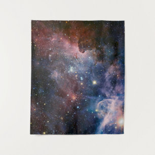 Tapete De Parede Carina Nebula Vermelha e Azul Telescópio Hubble