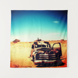 Tapete De Parede Carro vintage enferrujado