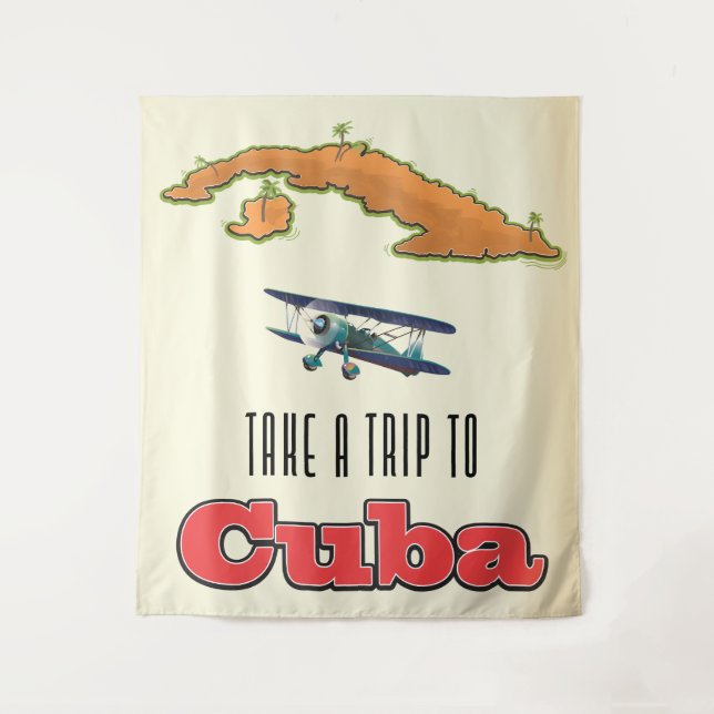 Tapete De Parede Cartaz de férias em Cuba (Frente)