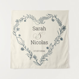 Tapete De Parede Cartaz de parede personalizado para chá de noiva