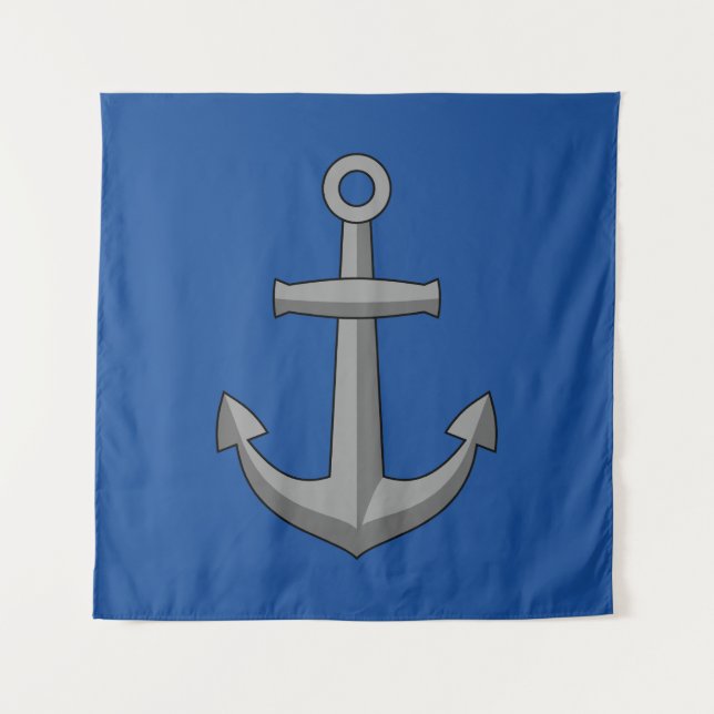 Tapete De Parede Cartoon de Âncora de Barcos (Frente)