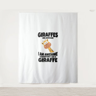 Tapete De Parede Cartoon incrível Eu sou uma Camisa Girafa para Gir