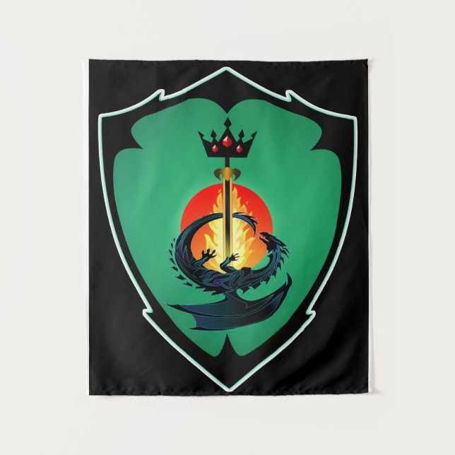 Tapete De Parede Casaco de Armas Rethven (Frente)