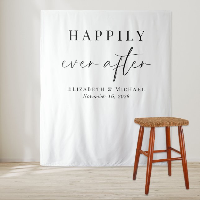 Tapete De Parede Casamento Feliz Para Sempre (Criador carregado)