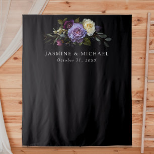 Tapete De Parede Casamento Floral Gótico Temperamental