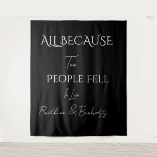 Tapete De Parede Casamento Minimalista Elegante Preto e Branco