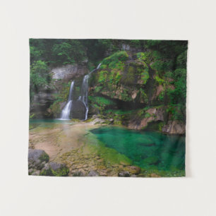 Tapete De Parede Cascata estonteante de Virje, Eslovênia