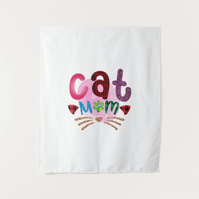 Tapete De Parede Cat Art Cat Mãe_2 (Frente)