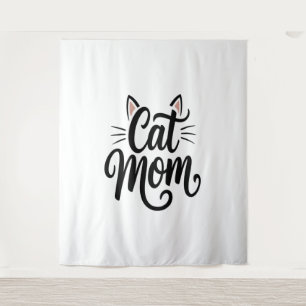 Tapete De Parede Cat Mãe Sussurros e Orelhas