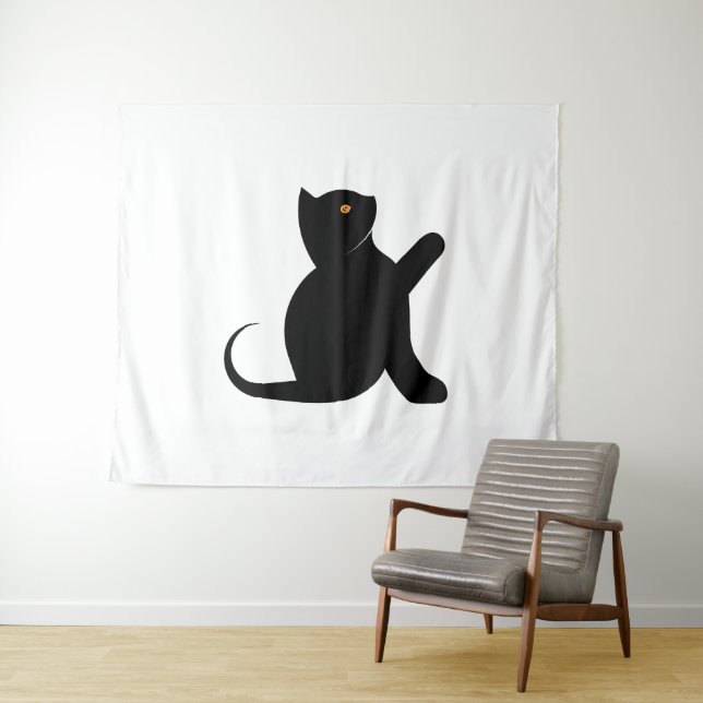 Tapete De Parede Cat Say Hello (In Situ (Horizontal))